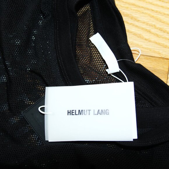 BNWT SS25 HELMUT LANG LOGO MESH T TSHIRT S - Picture 8 of 13